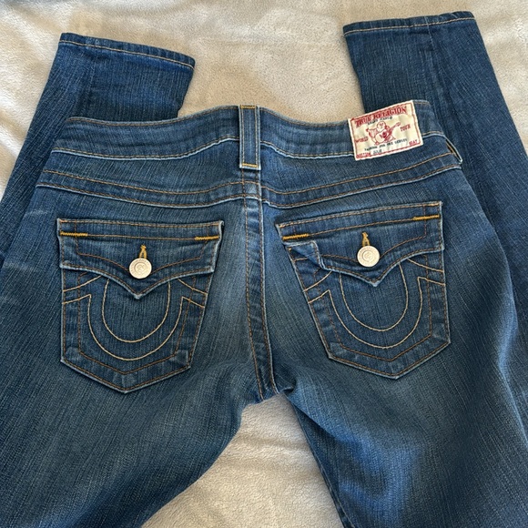 EUC True Religion “Julie” Skinny Jeans - Sz 28 - Picture 7 of 11
